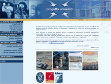 Tablet Screenshot of progettosicurezza.it
